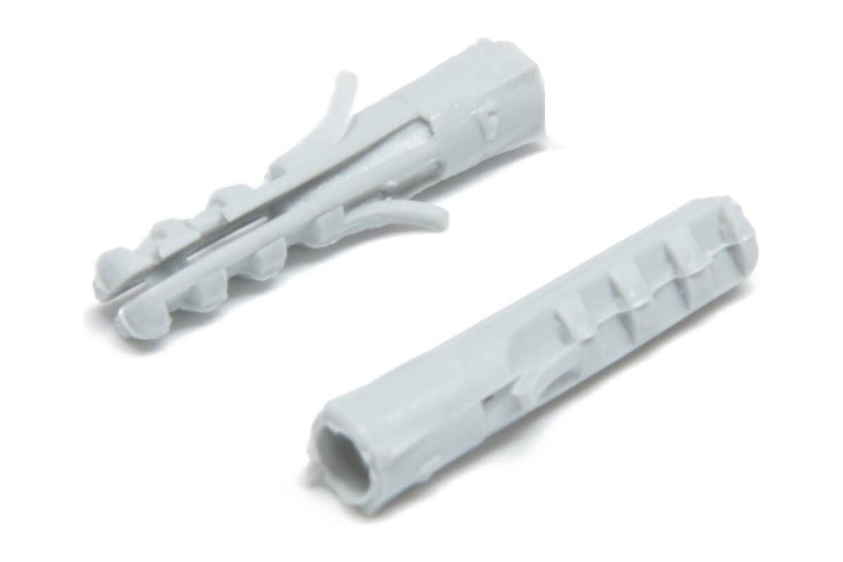 Распорный дюбель ТУНДРА тип S, полипропиленовый, 4x20 мм, 1000 шт ...