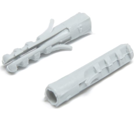 Распорный дюбель ТУНДРА тип S, полипропиленовый, 4x20 мм, 50 шт. 9694739