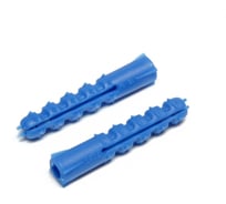 Распорный дюбель ТУНДРА тип К, полипропиленовый, 6x35 мм, 50 шт. 9694726