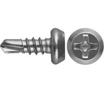 Саморезы КЛМ-СЦ со сверлом для листового металла ЗУБР 11 х 3.8 мм, 50 шт, оцинкованные 300156-38-11