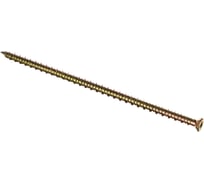 Рамный универсальный шуруп с потайной головкой Зубр хроматированный, TORX 30, 7,5x182мм, ТФ6 4-300486-75-182