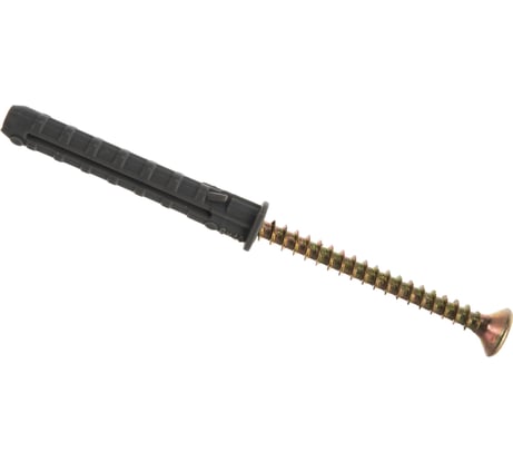 Дюбель Зубр СТАНДАРТ с шурупом, 6x40мм, 10шт 30661-06-40