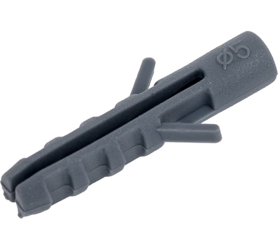 Распорный дюбель Зубр ЕВРО, полипропиленовый, 5x25мм, 2000шт 301010-05-025 1