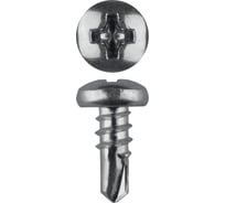 Саморезы со сверлом для листового металла ЗУБР КЛМ-СЦ конусная головка, цинк, 9.5х3.5 мм, 22000 шт. 4-300170-35-09