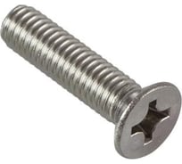 Винт с потайной головкой ВИРТУОЗ крестообразный шлиц, 5x35мм, din 965, нержавеющая сталь а2 - 4 шт 50100