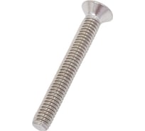 Винт с потайной головкой ВИРТУОЗ крестообразный шлиц, 4x30мм, din 965, нержавеющая сталь а2 - 10 шт 50087