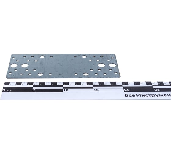 Крепежная пластина ЗУБР 200x80 x 2мм КП-2.0 310236-200-80