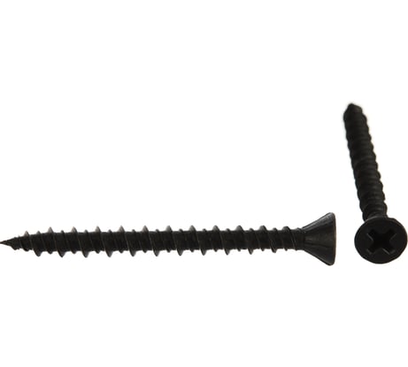 Саморезы с двухзаходной резьбой Зубр по ГВЛ, ДСП, фосфатированные, PH2, 3,9x45мм, ТФ7, 45шт 4-300057-39-045