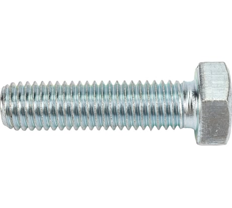 Болт с шестигранной головкой Зубр DIN 933, класс прочности 8.8, оцинкованный, M12x45 мм, ТФ6, 3 шт. 4-303076-12-045