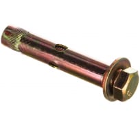 Анкерный болт с пластиковым кольцом Зубр желтопассивированный, 16x110мм, ТФ6 4-302316-16-110