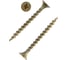 Саморез ТУНДРА 3.5x41 PREMIUM, потай, крупная резьба, шлиц PH 2 , желтый цинк, 1 кг 9192423 1