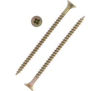 Саморез ТУНДРАы универсальные krep 4.5x70 мм, желтый цинк, 150 шт. 7156371