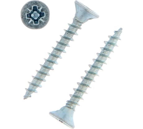 Саморез ТУНДРАы универсальные krep 4.0x30 мм, цинк, 17 шт. 7156337