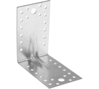 Крепежный усиленный уголок ТУНДРА 70x70x40x2 мм, 10 шт. 9634613