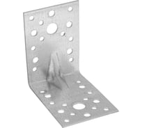 Крепежный усиленный уголок ТУНДРА 90x90x65x2 мм,в упаковке 4 шт. 9634611