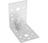 Крепежный усиленный уголок ТУНДРА 90x90x65x1,5 мм, в упаковке 4 шт. 9634621