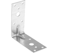 Крепежный усиленный уголок ТУНДРА 90x90x40x2 мм, в упаковке 10 шт. 9634619