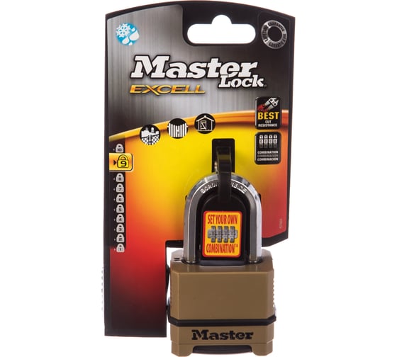 Навесной кодовый замок MasterLock EXCELL M175EURDLF