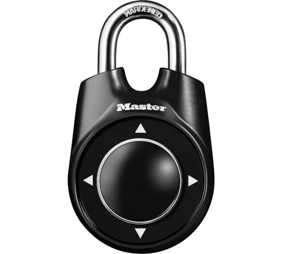 Кодовый навесной замок MasterLock ONE черный 1500IEURDBLK