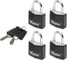 Комплект 4 навесной замок MasterLock 9120EURQBLKNOP 1