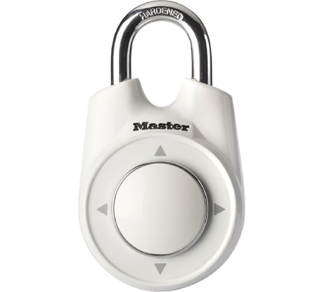 Навесной кодовый замок MasterLock ONE белый 1500IEURDWHI