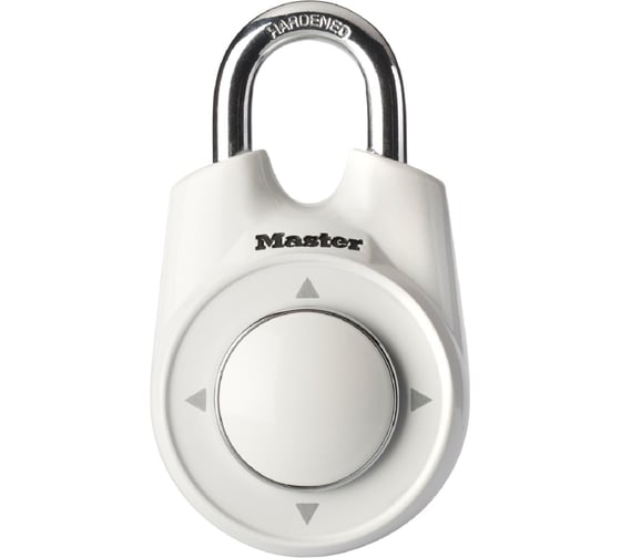Навесной кодовый замок MasterLock ONE белый 1500IEURDWHI