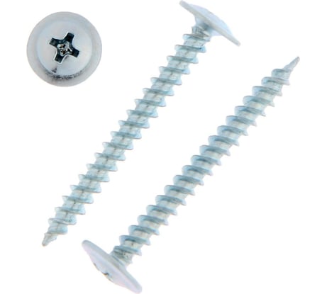 Саморезы ТУНДРА krep, с пресс-шайбой, остроконечные, 4.2x38 мм, оцинкованные, 9 шт. 7156247