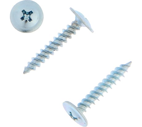 Саморезы ТУНДРА krep, с пресс-шайбой, остроконечные, 4.2x25 мм, оцинкованные, 200 шт. 7156239