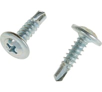 Саморезы ТУНДРА krep, с пресс-шайбой, сверлоконечные, 4.2x16 мм, оцинкованные, 15 кг 1848972