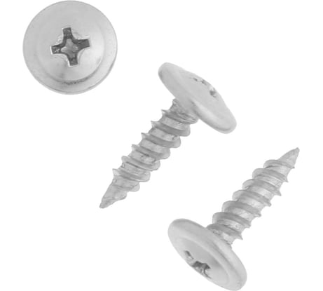 Саморезы ТУНДРА с пресс-шайбой, 4.2x16 мм, острый, цинк, 1 кг 9511145