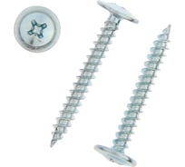 Саморезы ТУНДРА krep для тонких пластин, 4.2x32 мм, цинк, 200 шт. 7156240