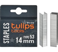 Скобы тип 53 (1000 шт; 14 мм) для степлера Tulips tools IP11-314