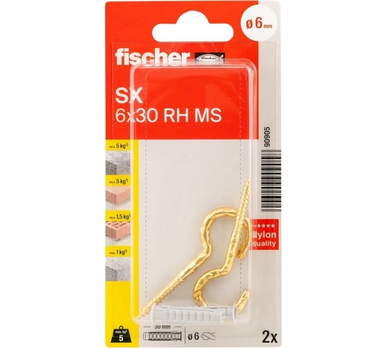 Дюбель с полукольцом Fischer RHM 63 K 90905