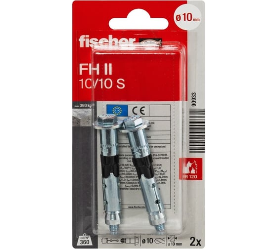 Высокораспорный анкер Fischer FH II 10/10 S K 90933
