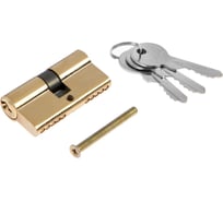 Цилиндровый механизм ТУНДРА, 60 мм, английский ключ, 3 ключа, золото 2921826