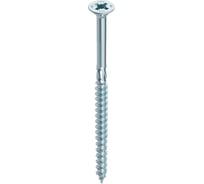Шуруп Heco -UNIX-PLUS 6,0 x140 PZ3, потайн.гол., неполн.резьба, оцинк. 100шт. ФАС 15897