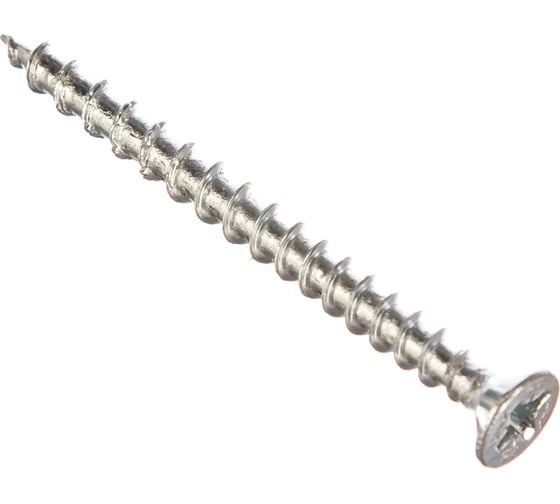 Шуруп Heco -UNIX-PLUS 4,0 x 50 PZ2, потайн.гол., полн.резьба, оцинк. 100 шт ФАС 30052 40 1