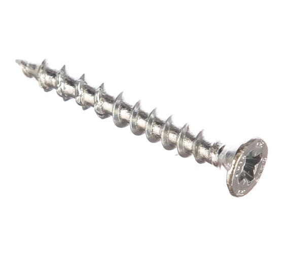Шуруп Heco -UNIX-PLUS 3,5 x 30 PZ2, потайн.гол., полн.резьба, оцинк. 200 шт ФАС 30039 40 1