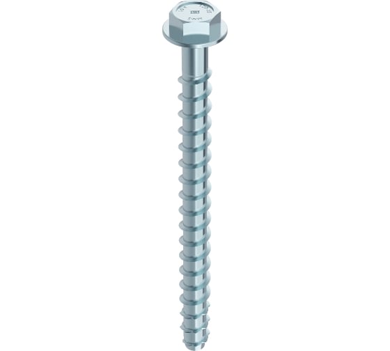 Шуруп по бетону Heco MMS-plus SS 16x130 с шестигр.гол. и пресс-шайбой SW21 ZN 10шт. ФАС 68664