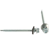 Саморезы Зубр для крепления кровельных материалов к деревянной обрешетке, оцинкованные, 4,8x60мм, 200шт 4-300315-48-060