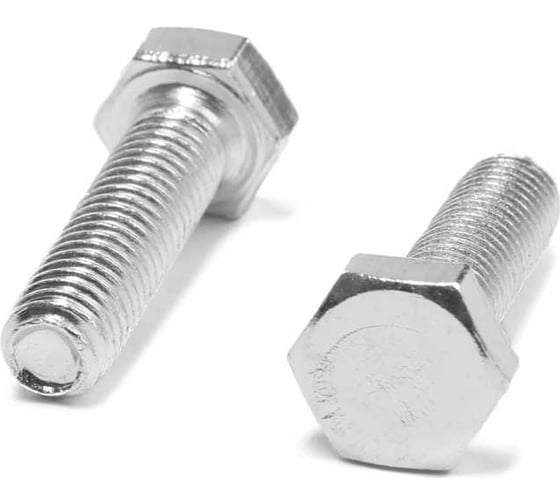 Болт ТУНДРА с шестигранной головкой, цинк, DIN933, М8x30 мм, 1 кг 9561833