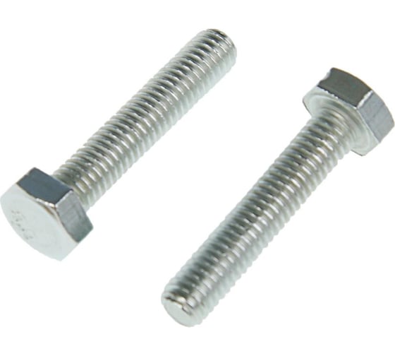 Болт ТУНДРА krep с шестигранной головкой, DIN933, М6x30, к.п. 8.8, цинк, 5 кг 2615041