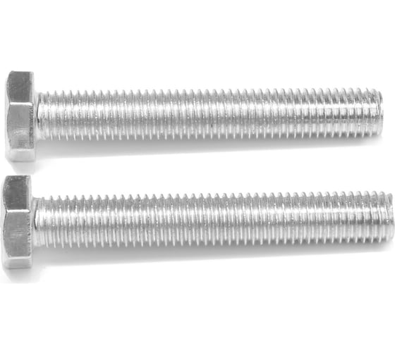 Болт ТУНДРА krep с шестигранной головкой, цинк, DIN933, М12x80 мм, 5 кг 2615066