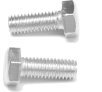 Болт ТУНДРА krep с шестигранной головкой, цинк, DIN933, М6x16 мм, 5 кг 9898475
