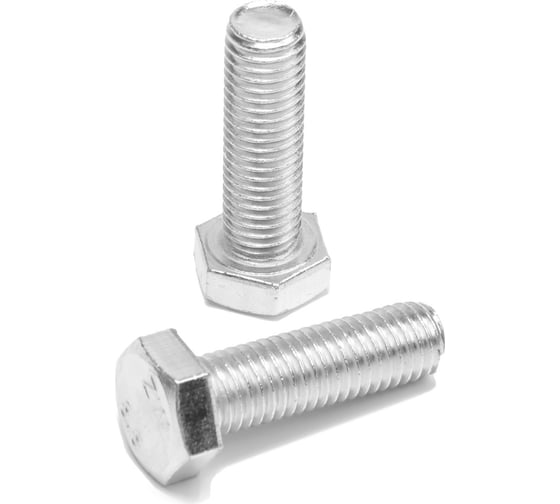 Болт ТУНДРА krep с шестигранной головкой, цинк, DIN933, М12x40 мм, 5 кг 2615062