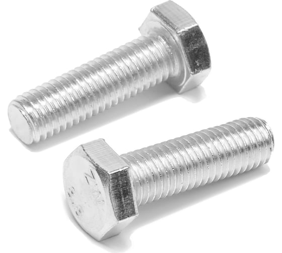 Болт ТУНДРА krep с шестигранной головкой, цинк, DIN933, М12x40 мм, 5 кг 2615062