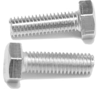 Болт ТУНДРА krep с шестигранной головкой, цинк, DIN933, М6x20 мм, 5 кг 9898476