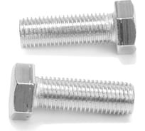 Болт ТУНДРА с шестигранной головкой, цинк, DIN933, М20x60 мм, 1 кг 9901431