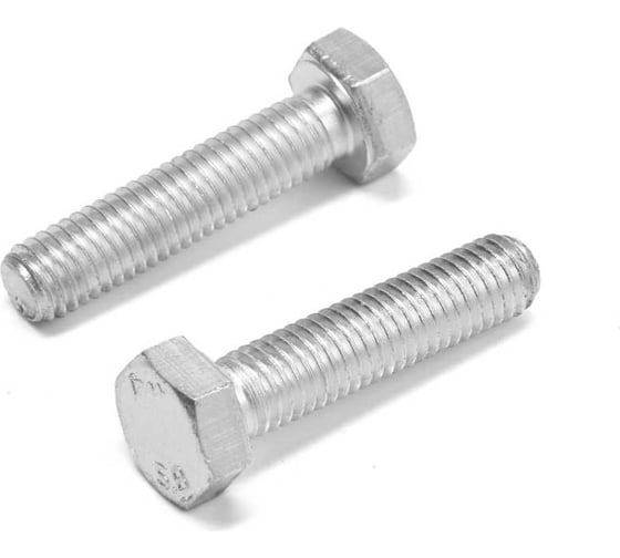 Болт ТУНДРА с шестигранной головкой, цинк, DIN933, М8x35 мм, 1 кг 9561834 1