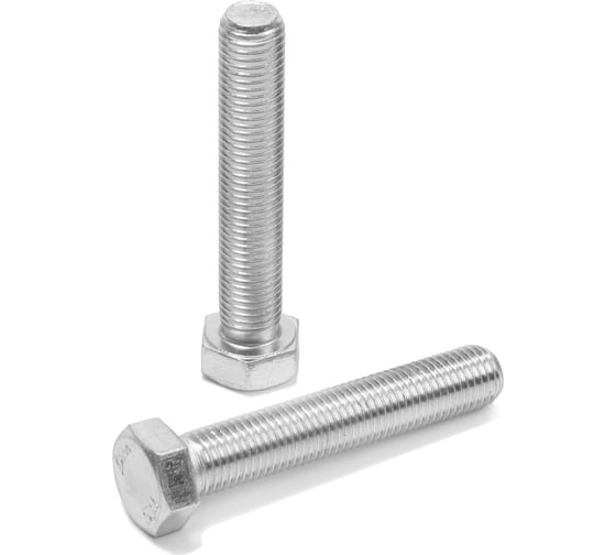 Болт ТУНДРА с шестигранной головкой, цинк, DIN933, М16x90 мм, 1 кг 9901425